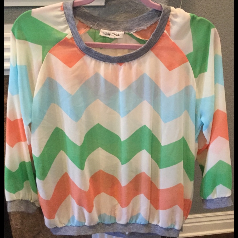 Sheer blouse